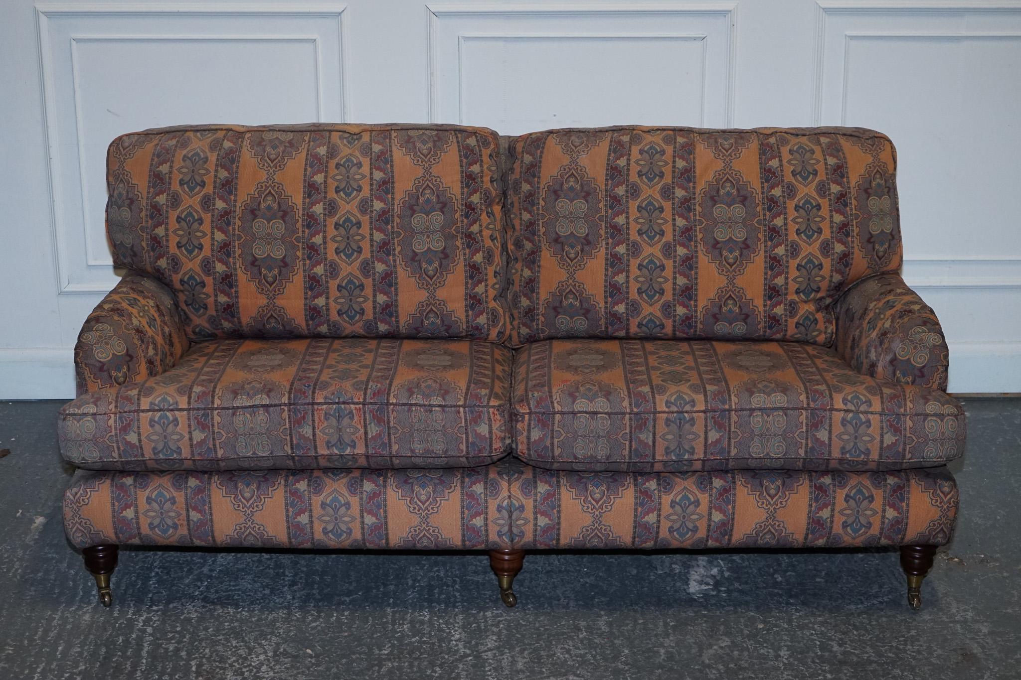 SOFá DE DOS PLAZAS MULTIYORK COUNTRYHOUSE DESMONTABLE FABRiC HOWARD STYLE Hecho a mano