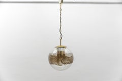 Lovely Murano Glass Ball Pendant Lamp - 1960s Germany