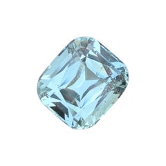 natürlicher Aquamarin-Stein 4,76 Karat Aquamarin-Schmuck Aquamarin-Ring