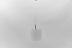 Lovely Opaline Glass Ceiling Lamp from Limburg, Germany, 1960s