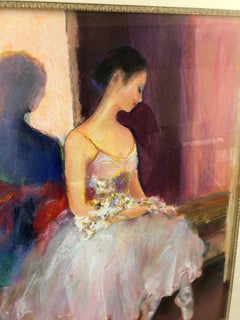 Lovely Original Pastel Art of Ballet Dancer by Alice Pritchard