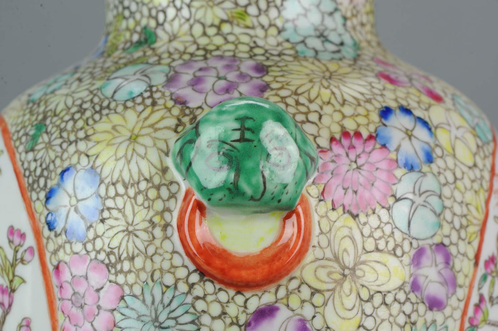 Lovely Pair 20th Century PRoC Chinese Porcelain Vase with Landscape 6