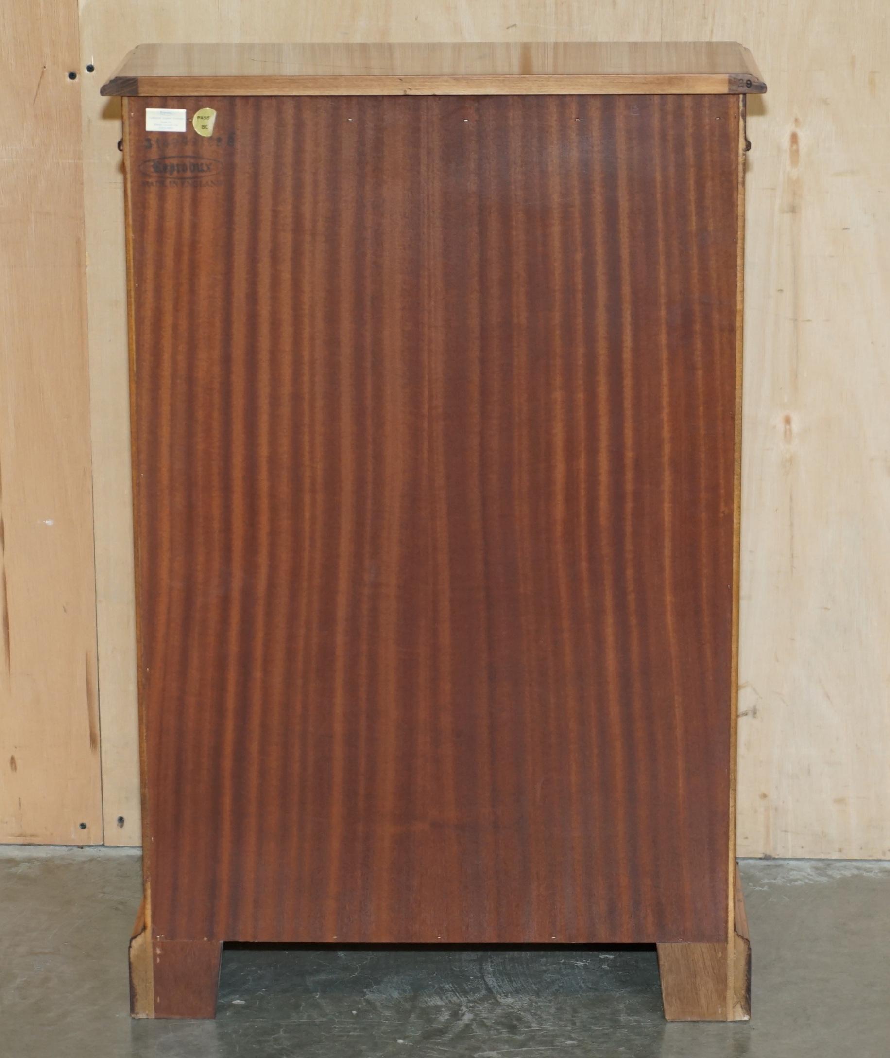 Bellissima coppia BEVAN FUNNELL INGHILTERRA LEGNO DURO FIAMMATO LIBRERIE APERTE in vendita 5