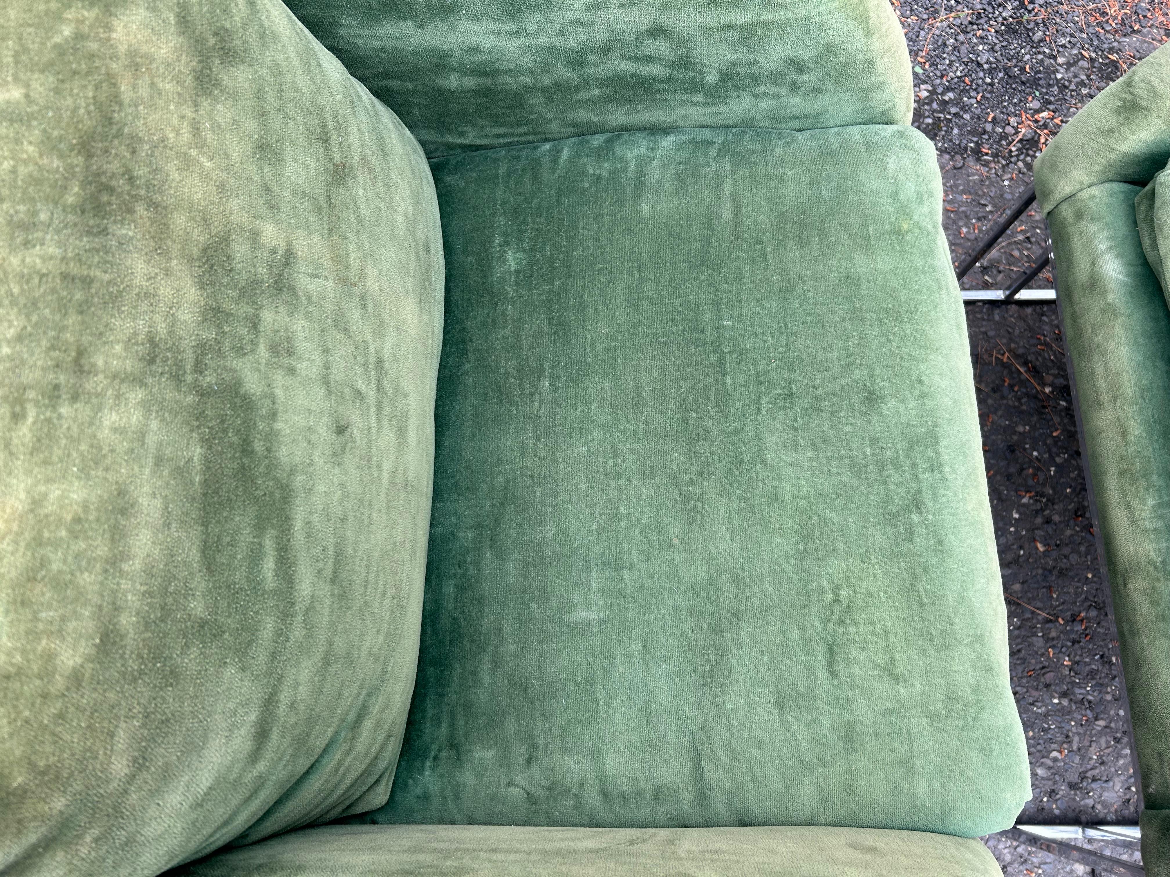Preciosa pareja George Mergenov para Weiman/Warren Lloyd Silla de salón cromada en venta 1