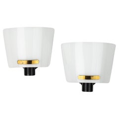 Lovely pair of 239/1 wall light design by Gino Sarfatti for Arteluce 1970