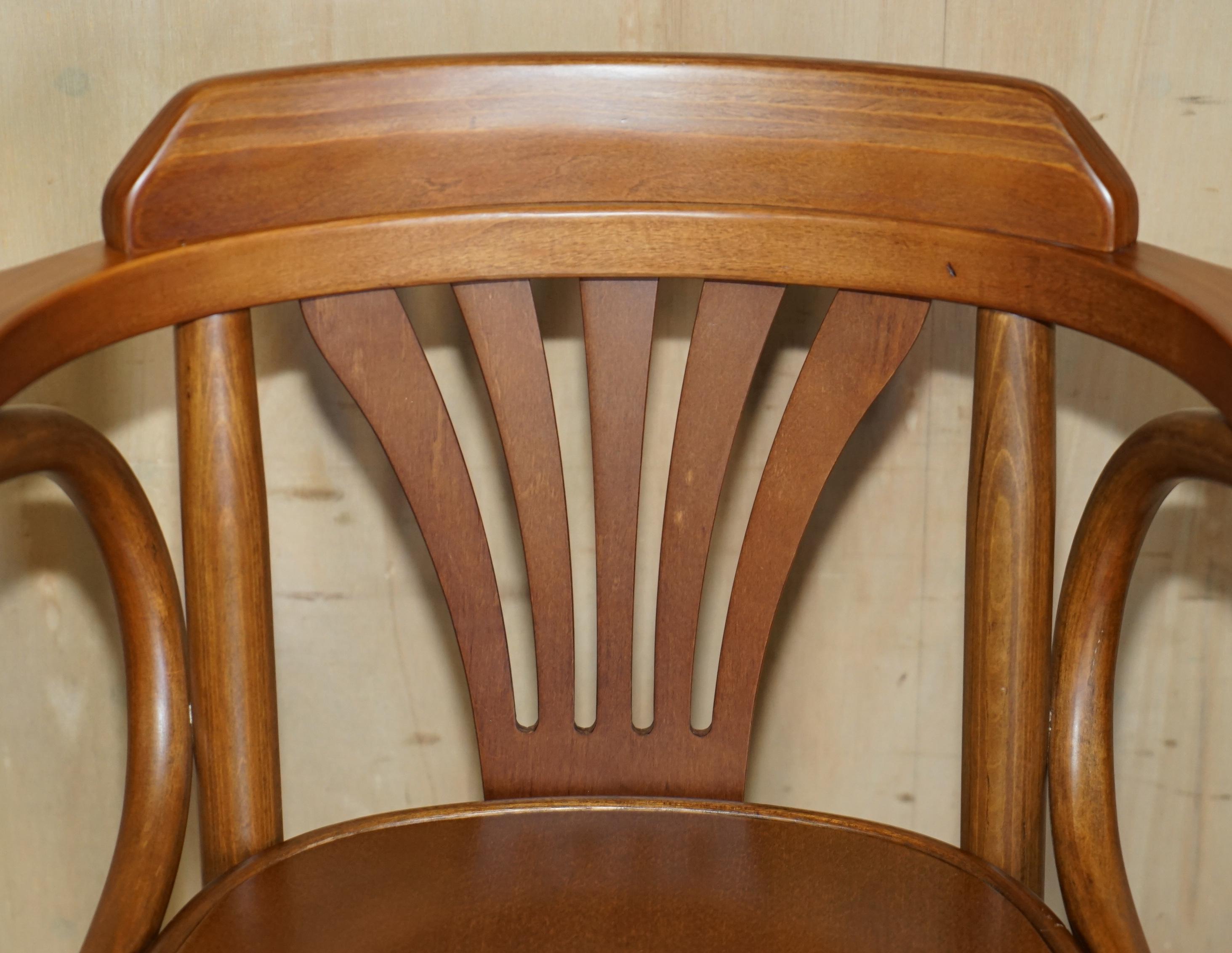 Hand-Crafted LOVELY PAIR OF BENTWOOD THONET BAR STOOLS FOR KiTCHENS COCKTAIL AT HOME BARS ETC