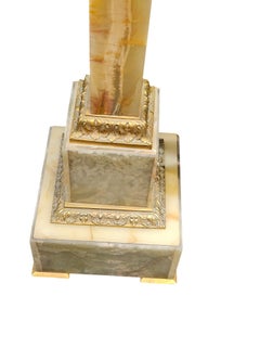 Lovely Pair of C1920s Onyx Pedestals