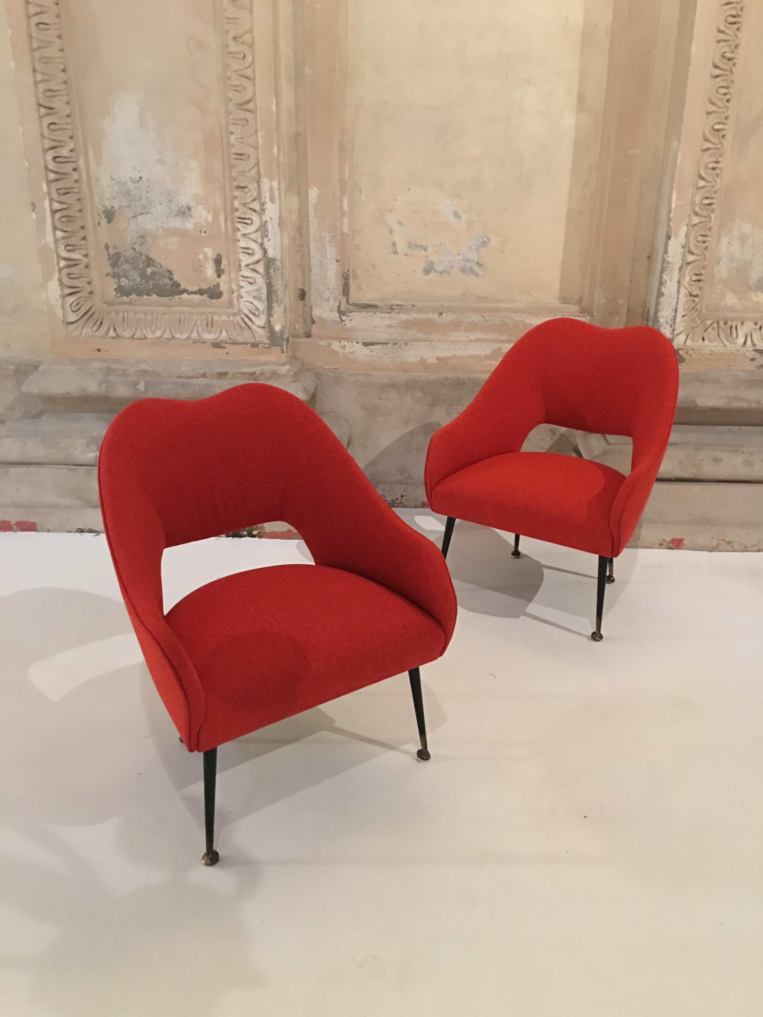 Lovely Pair of Chairs im Zustand „Gut“ in Piacenza, Italy