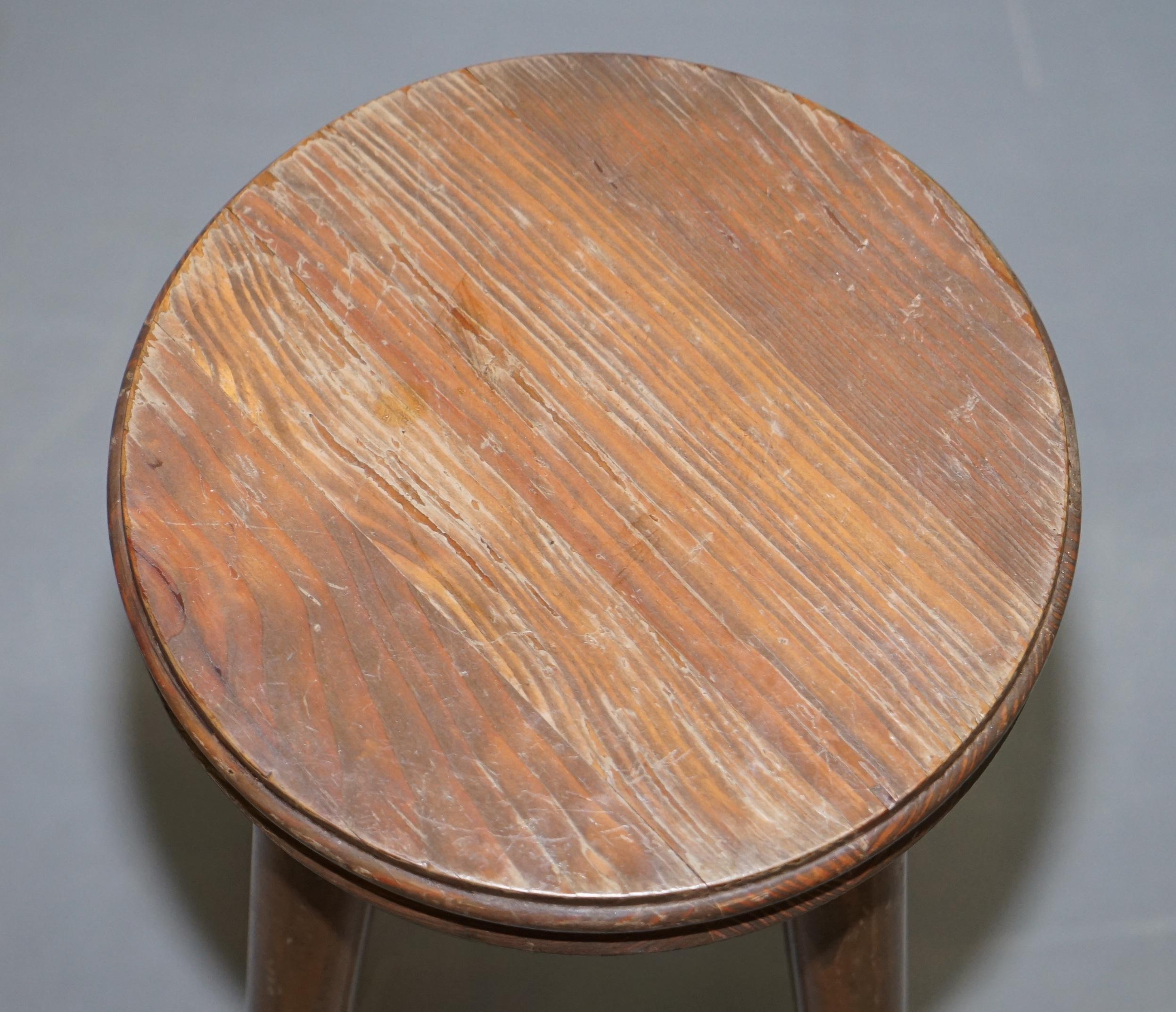 antique oak bar stools