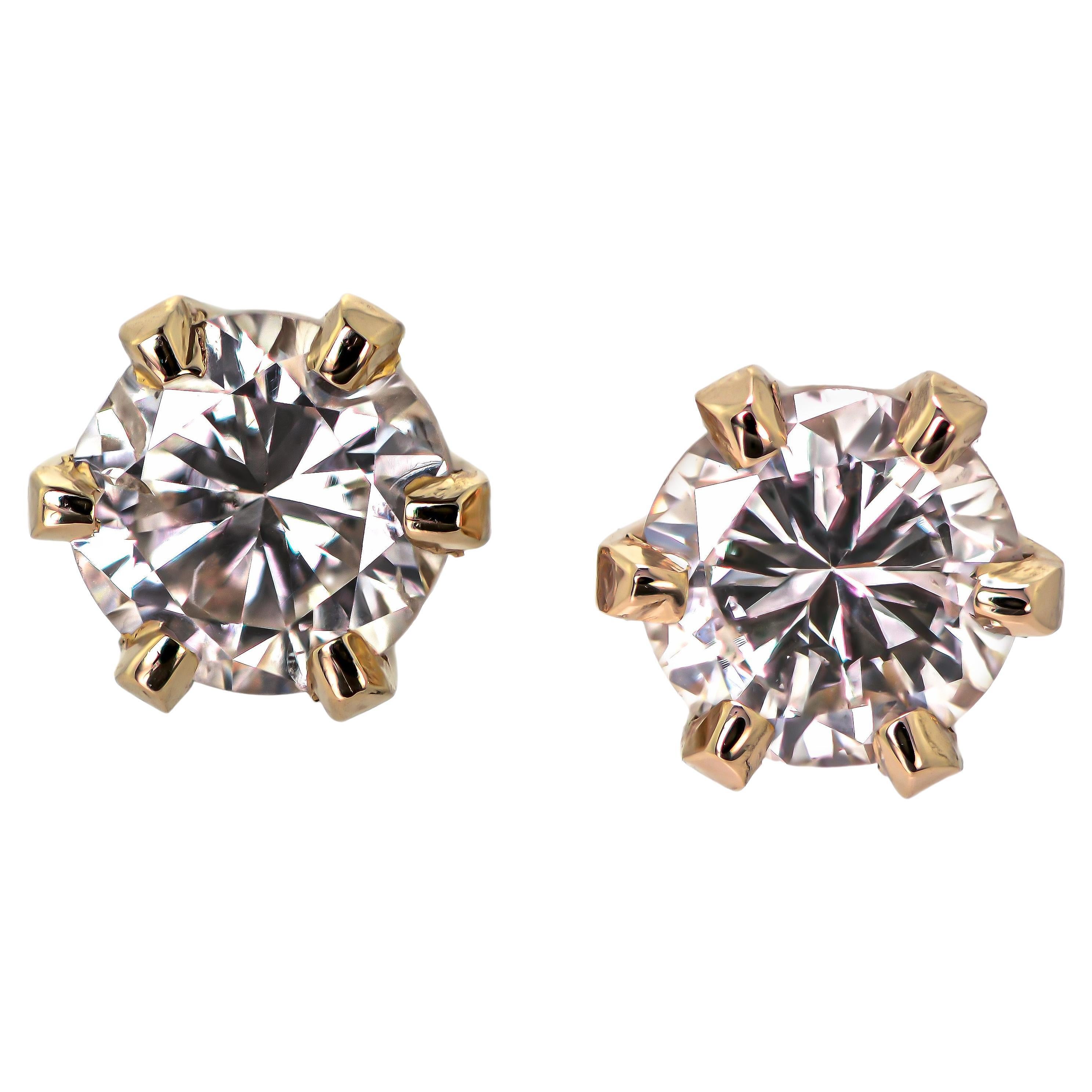 Lovely Pair of Diamond Stud Earrings