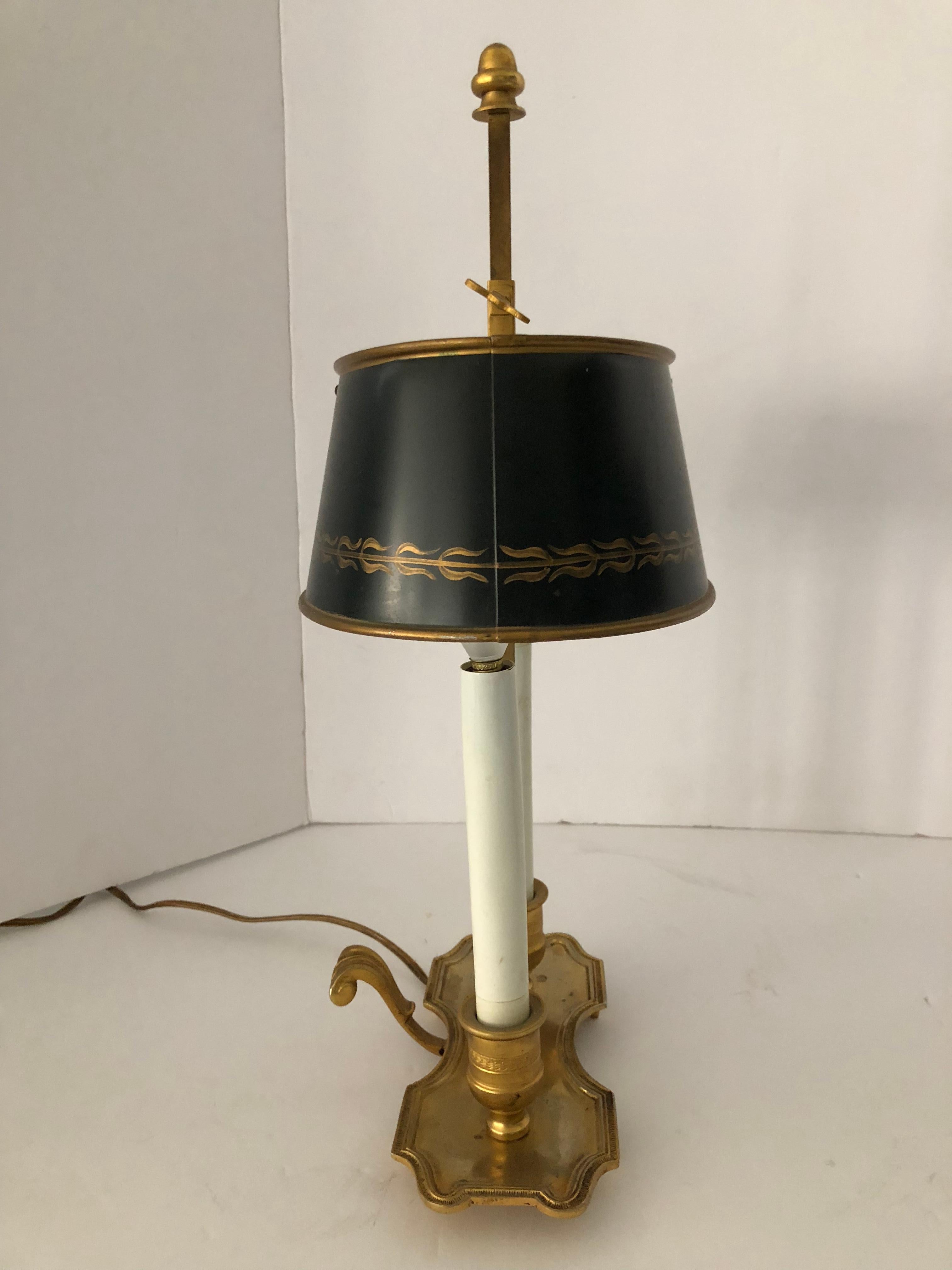 Lovely Pair of French Bouillotte Lamps 5