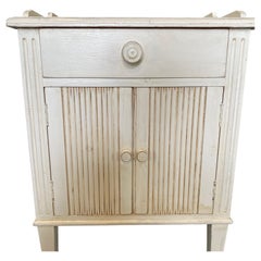 Lovely Pair of Swedish Gustavian Style Pine Night Stands or Side Tables
