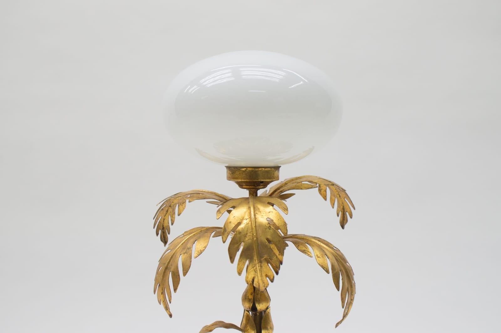 Lovely Palm Tree Table Lamp from Hans Kögl, 1970s, Germany In Good Condition In Nürnberg, Bayern