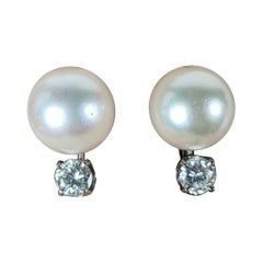 Orecchini con perle e diamanti