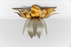 Lovely Petit Gilded Florentine Ceiling Lamp by Kögl, Germany, 1960s