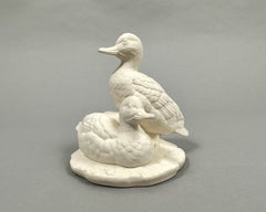 Lovely Porcelain Duck Figurine by Goebel Germany, 1960s