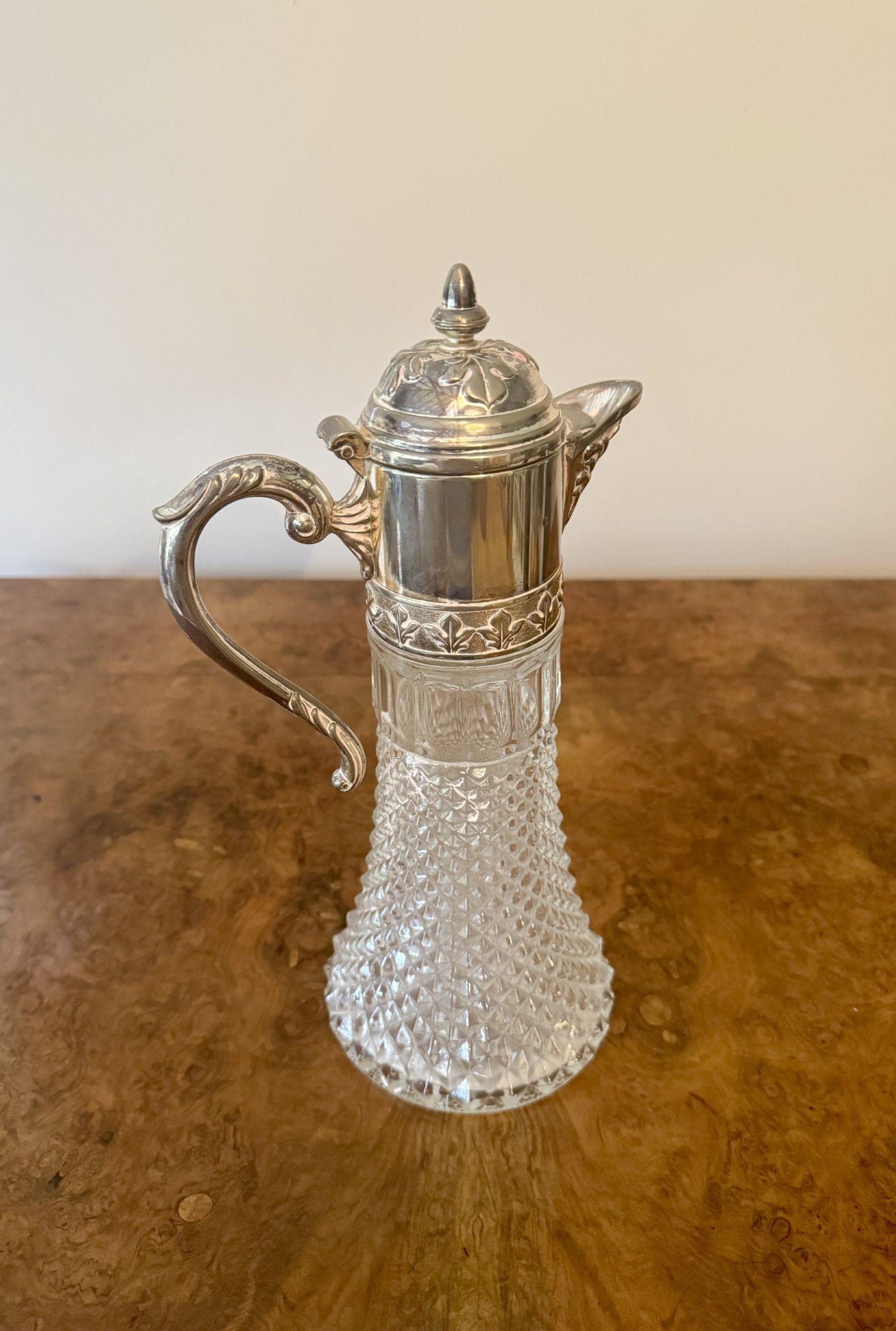 Pichet à bordeaux ancien de l'époque édouardienne de très belle qualité Bon état - En vente à Ipswich, GB