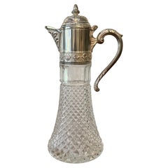 Lovely quality antique Edwardian claret jug