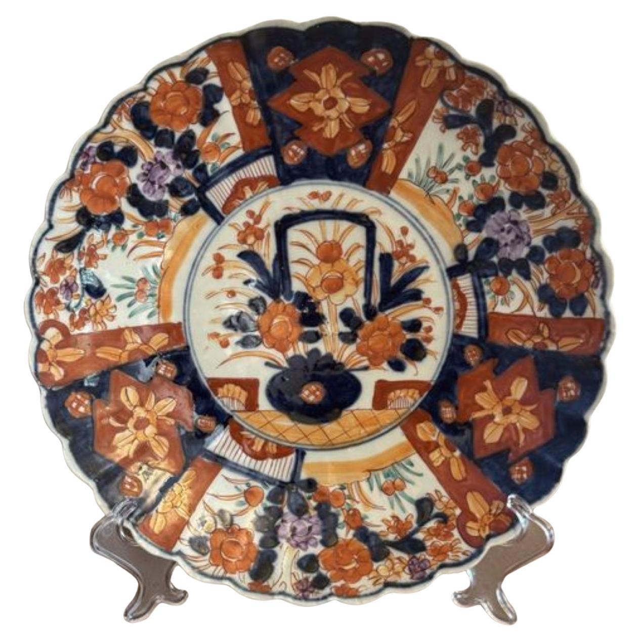 Schöne Qualität antiker japanischer Imari-Teller aus Japan