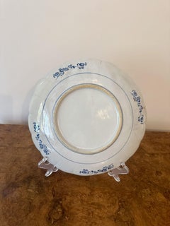 Lovely quality antique Japanese imari scalloped shaped edge plate