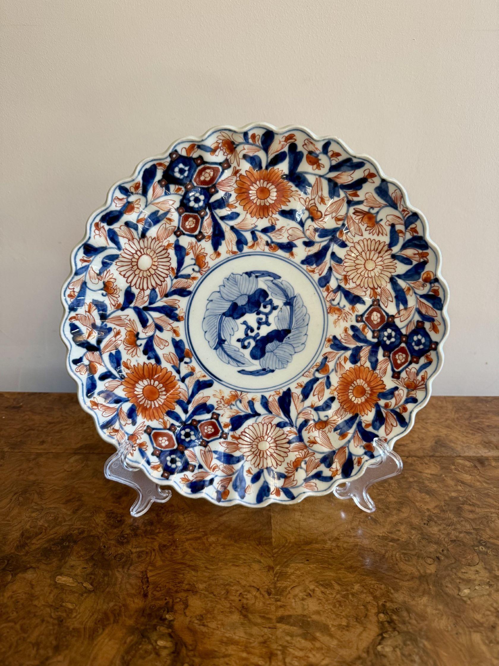 Plato imari japonés antiguo de gran calidad en Bueno estado para la venta en Ipswich, GB