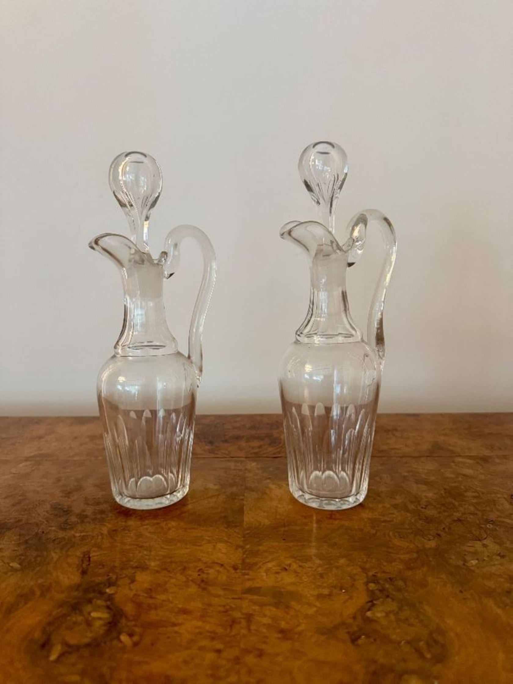 Wunderschönes georgianisches Kelch-Set (Glas) im Angebot
