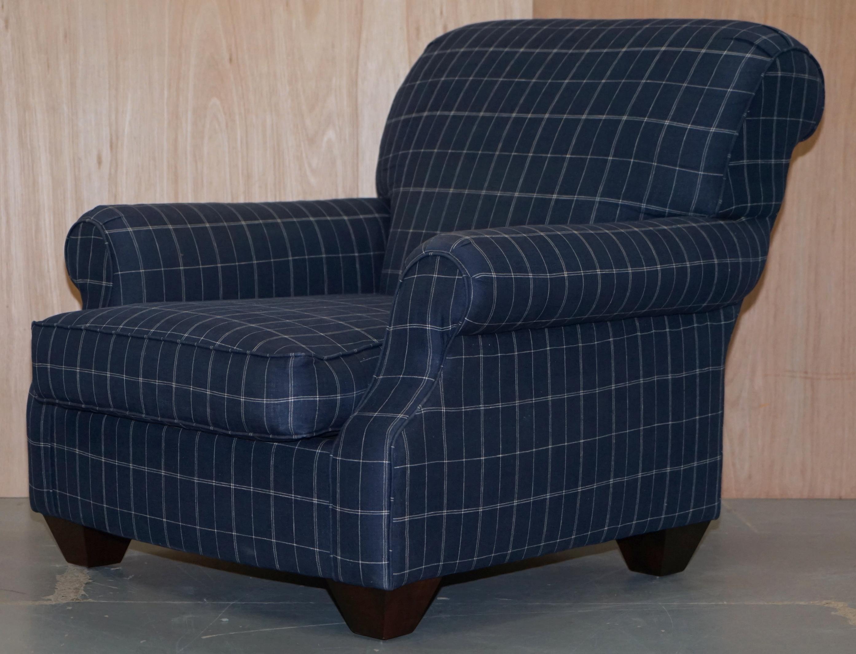 chequered armchair