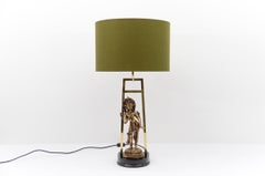 Lovely rare Tara Buddha statue table lamp, Mid-Century Modern 1960s