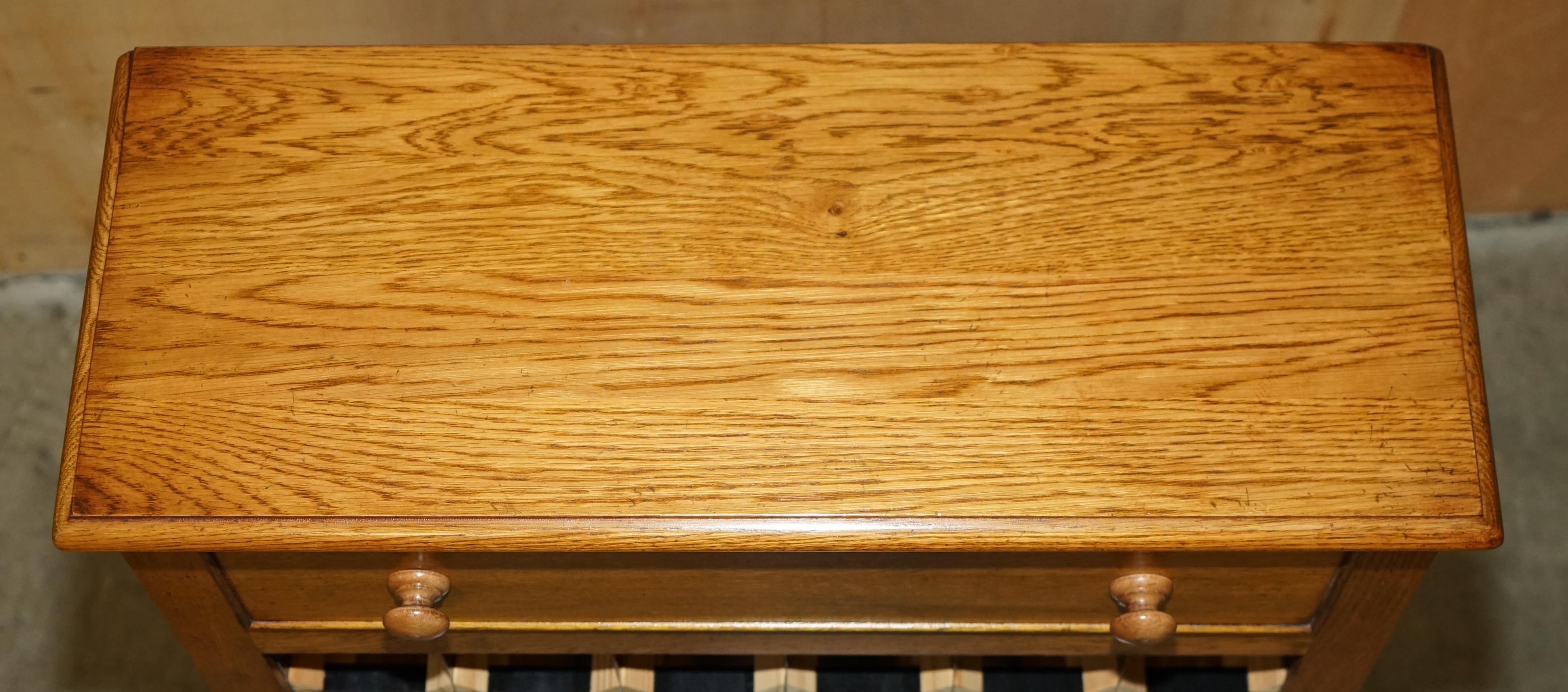 20th Century LOVELY RECLAIMED POLLARD OAK 36 BOTTLE WINE CHAMPAGNE RACK SIDEBOARD WiTH DRAWER For Sale