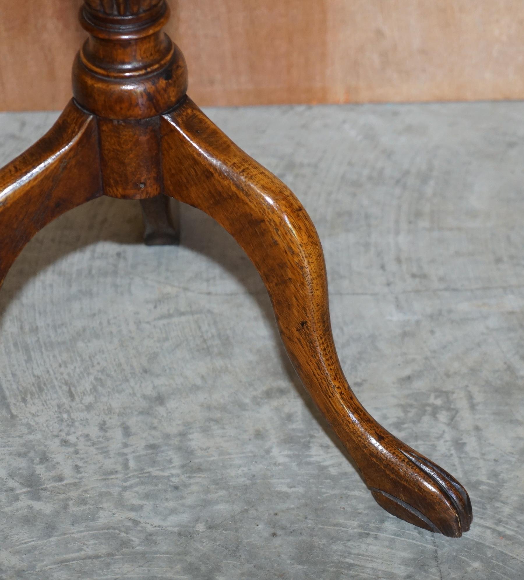 Lovely Scottish Oak Victorian circa 1880 Ornately Carved Jardiniere Stand Table 6