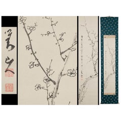 Lovely Scroll Painting Tayama 1813-1869 Japan, 19th Century 
Edo /Meiji
