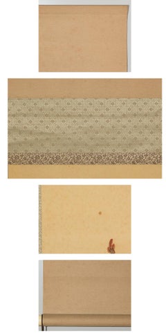 Lovely Scroll Paintings Japan Artist Signed Wakasa Seigyo Monogai "Spring Breeze