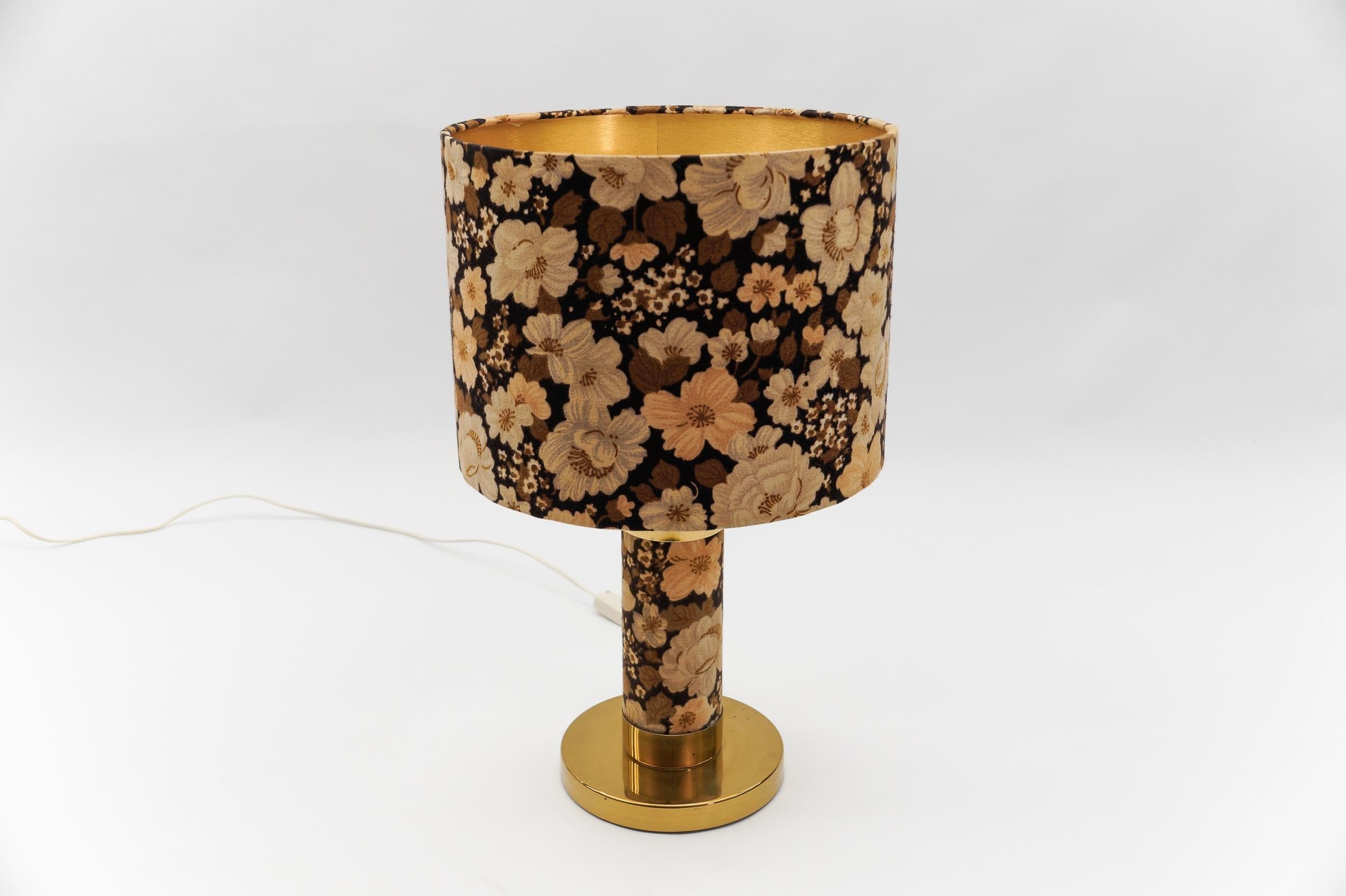 Lovely Set of 2 Floral Table Lamps in Hollywood Regency Style, Germany, 1960s 6
