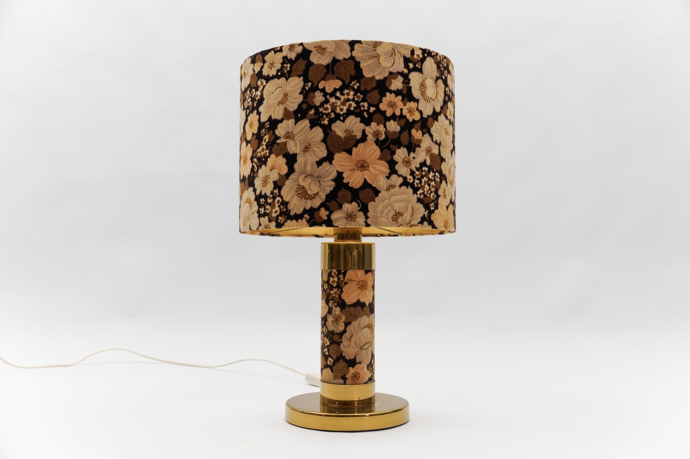 Lovely Set of 2 Floral Table Lamps in Hollywood Regency Style, Germany, 1960s 1