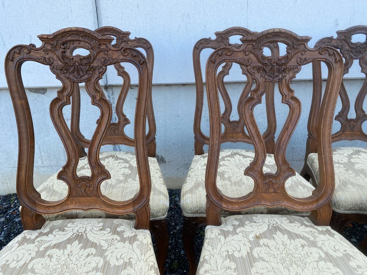 Lovely Set of 8 French Dining Chairs In Good Condition In Seaford, GB