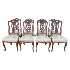 Lovely Set of 8 French Dining Chairs