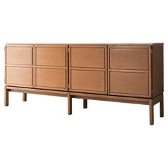 Lovely sideboard in oak, sourced in Belgium dating from the 1970s.