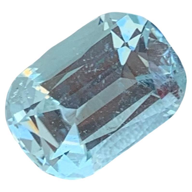 Lovely Sky Blue Aquamarine for Ring 3.65 Carats Pakistan Aquamarine for Jewelry For Sale