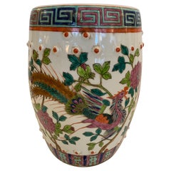 Lovely Small Chinese Garden Seat End Table