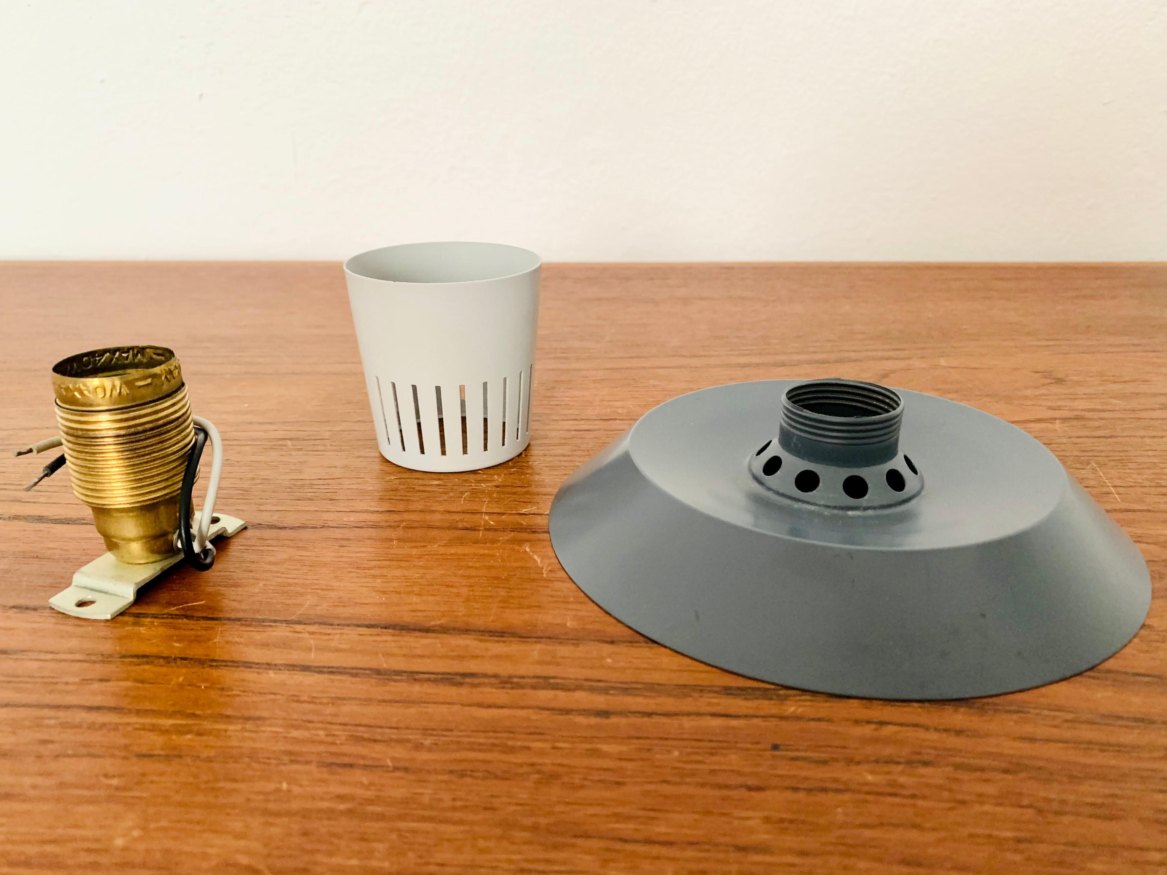 Lovely Small Industrial Flush Lamp from Kaiser Leuchten For Sale 4