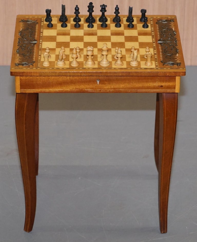 Vintage Military Campaign Chessboard Chess Backgammon Dominos Games Coffee  Table For Sale at 1stDibs