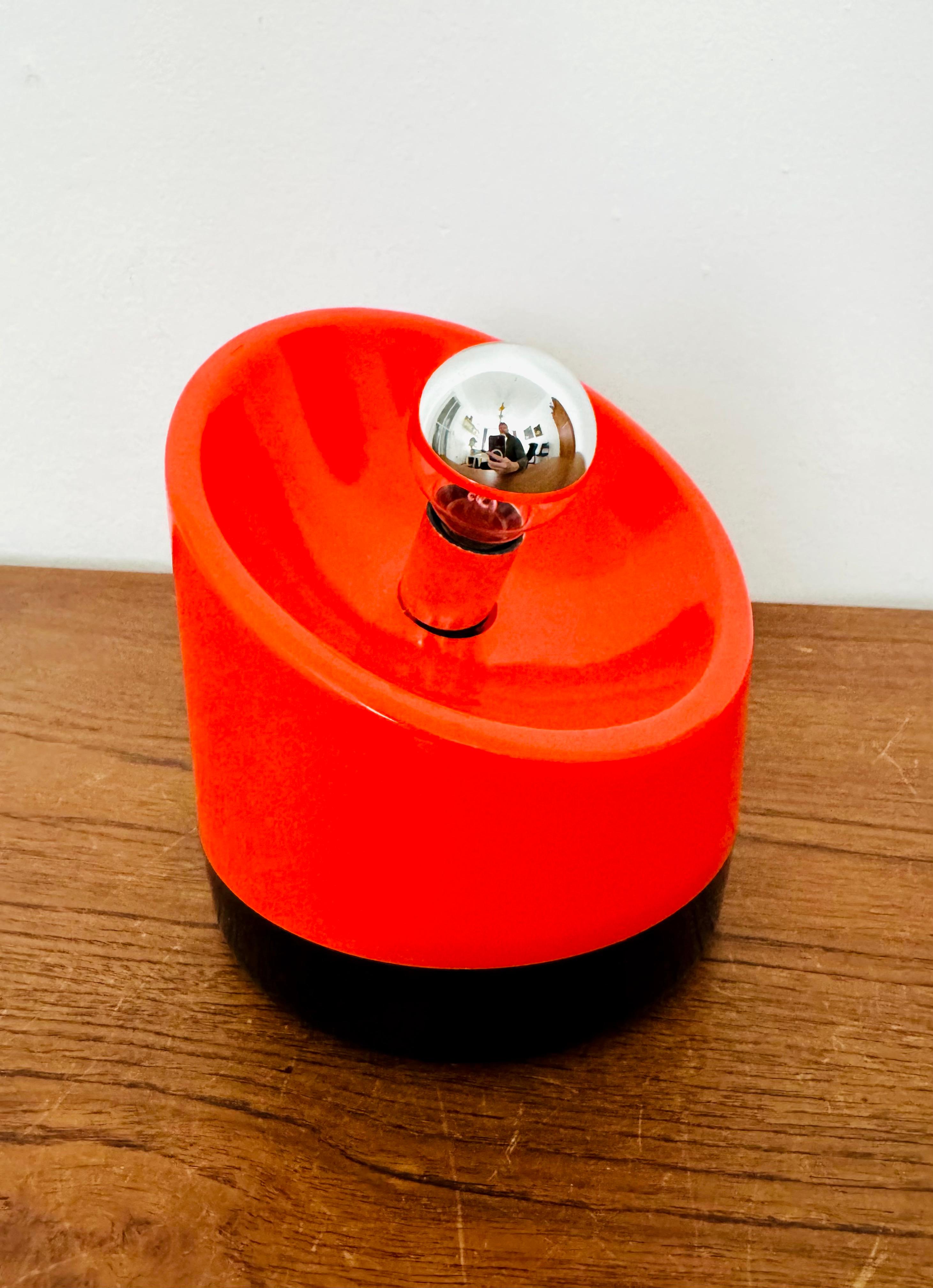 Italian Lovely Small Platsic Table Lamp For Sale