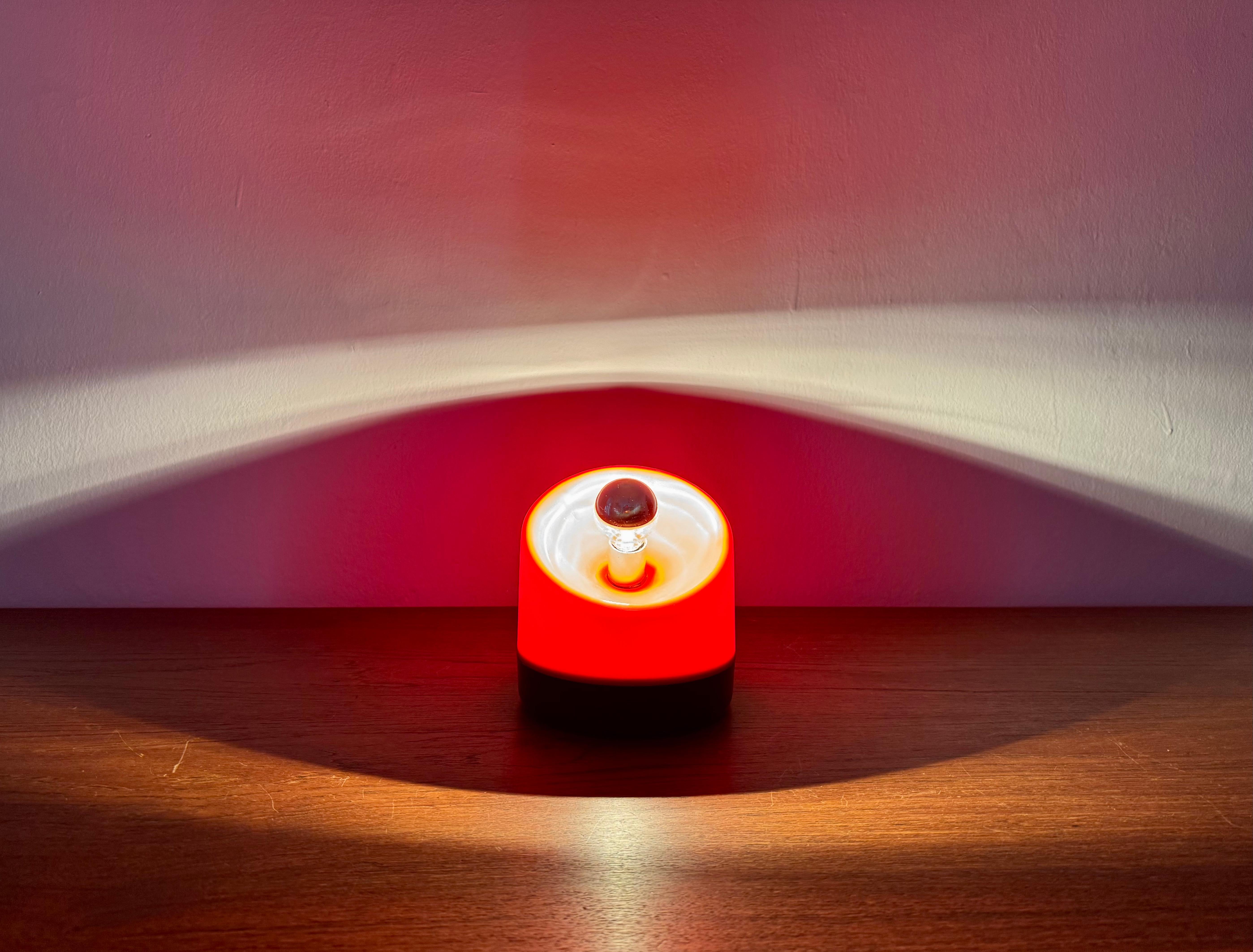 Lovely Small Platsic Table Lamp For Sale 1