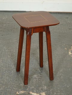 LOVELY SMALL SHERATON REVIVAL INLAID SiDE END PLANT STAND TABLE
