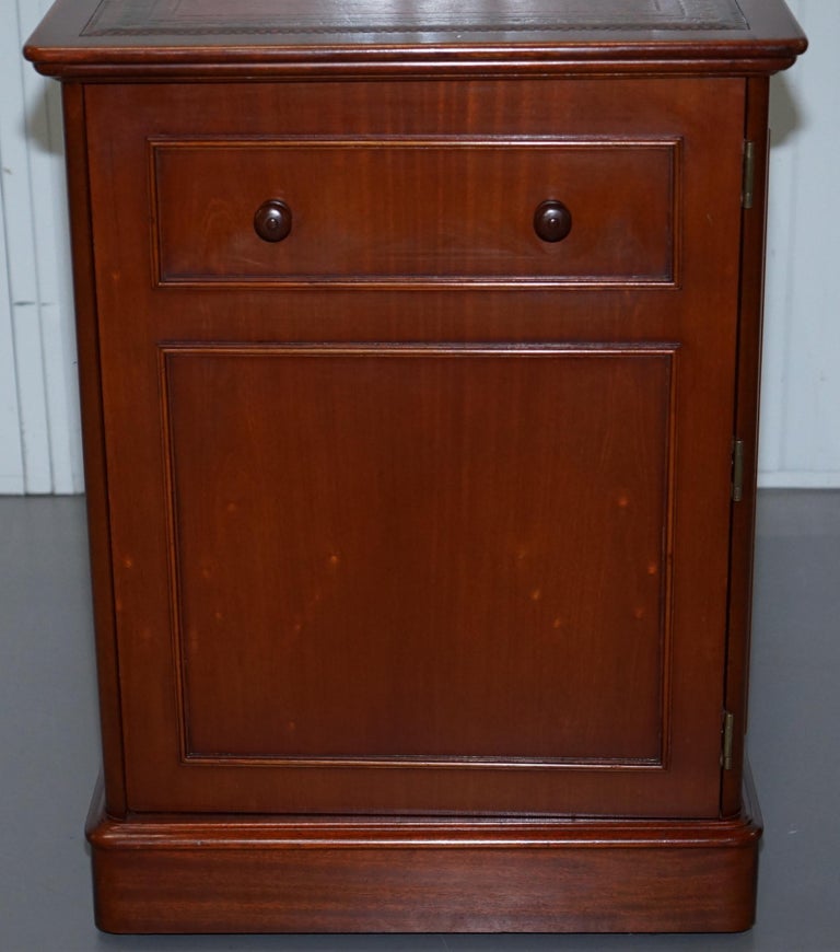 Lovely Small Solid Cherrywood Office Sideboard with Drawers Part of