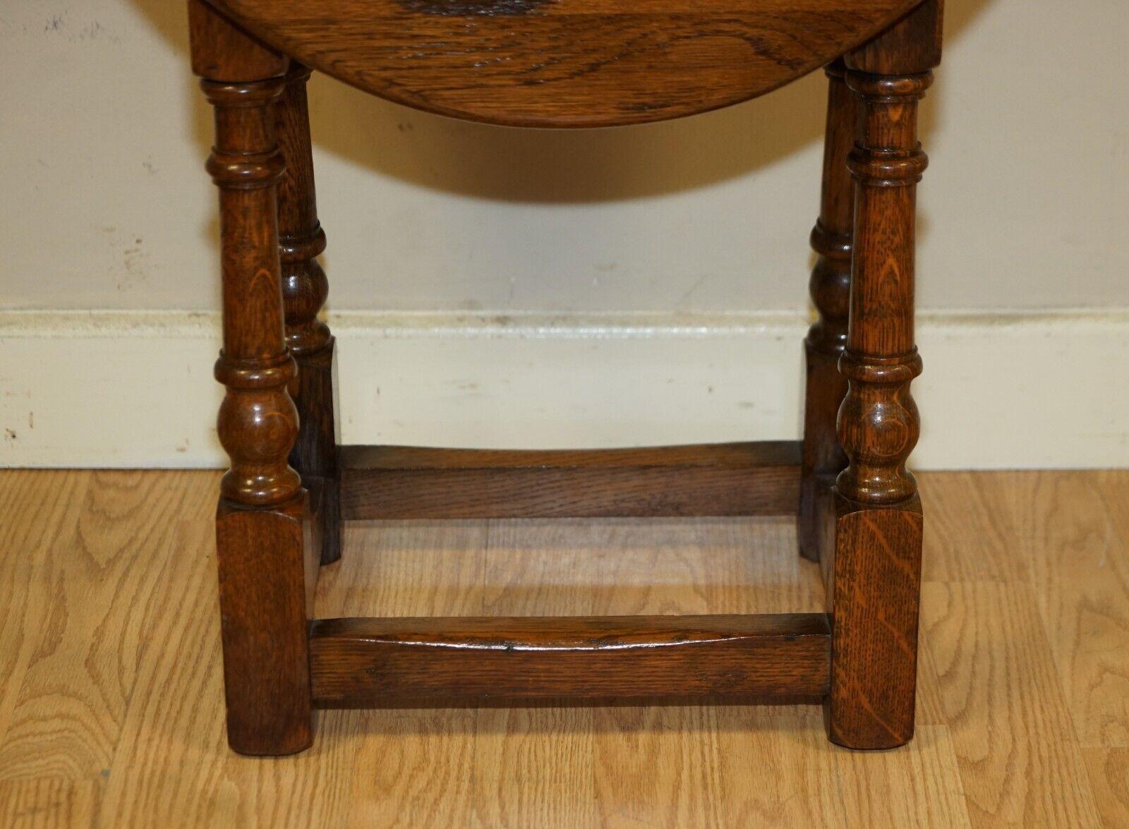 Wood Lovely Small Vintage Drop Leaf, Folding, Side, End, Sofa Table