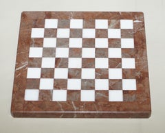 Lovely Solid Marble Vintage Medium Sized Chess Board Must See Pictures Good Gift