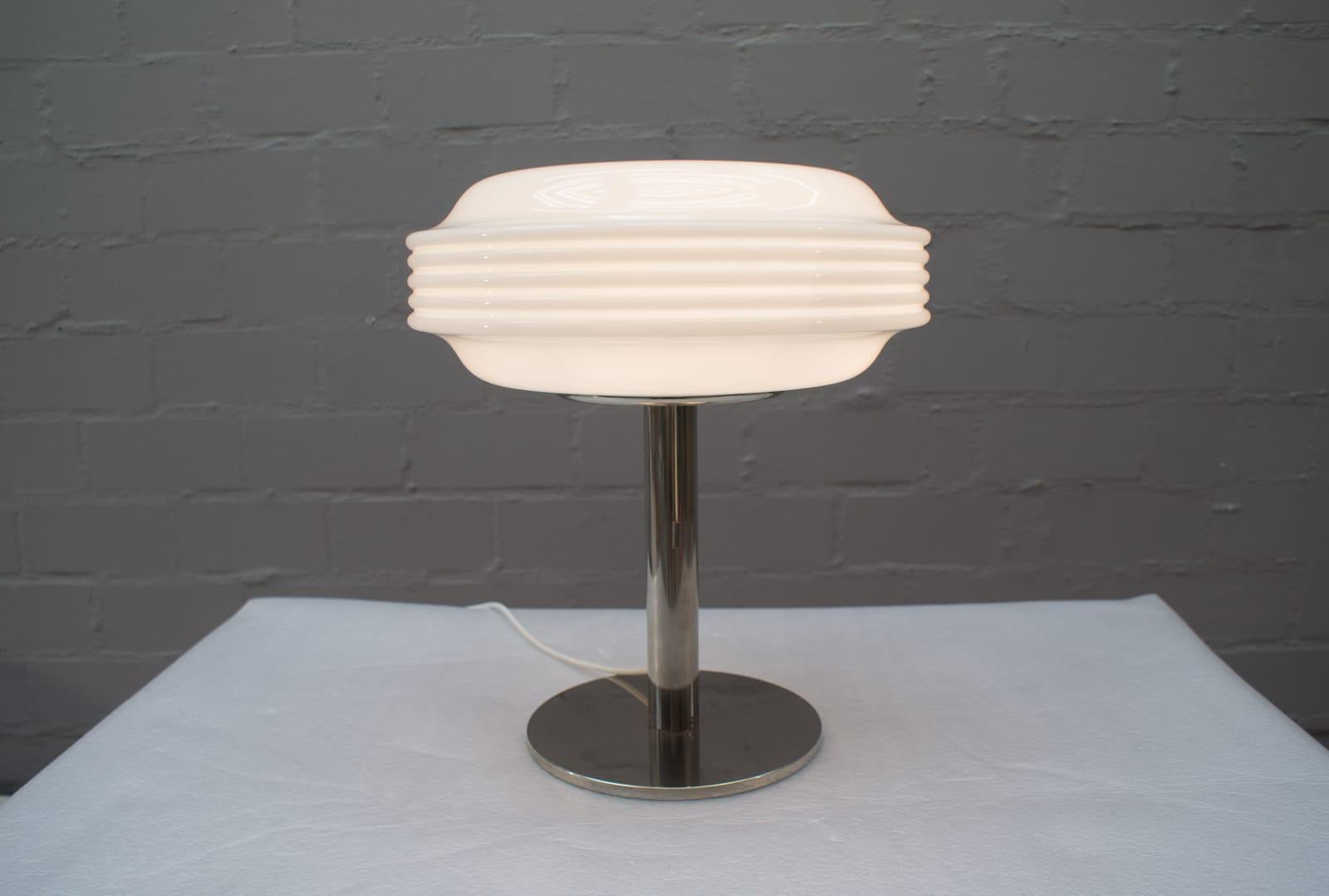 Mid-Century Modern Lovely Space Age Table Lamp by Temde Leuchten, Switzerland, 1970s For Sale