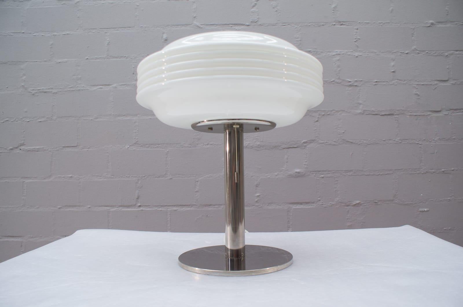 Late 20th Century Lovely Space Age Table Lamp by Temde Leuchten, Switzerland, 1970s For Sale