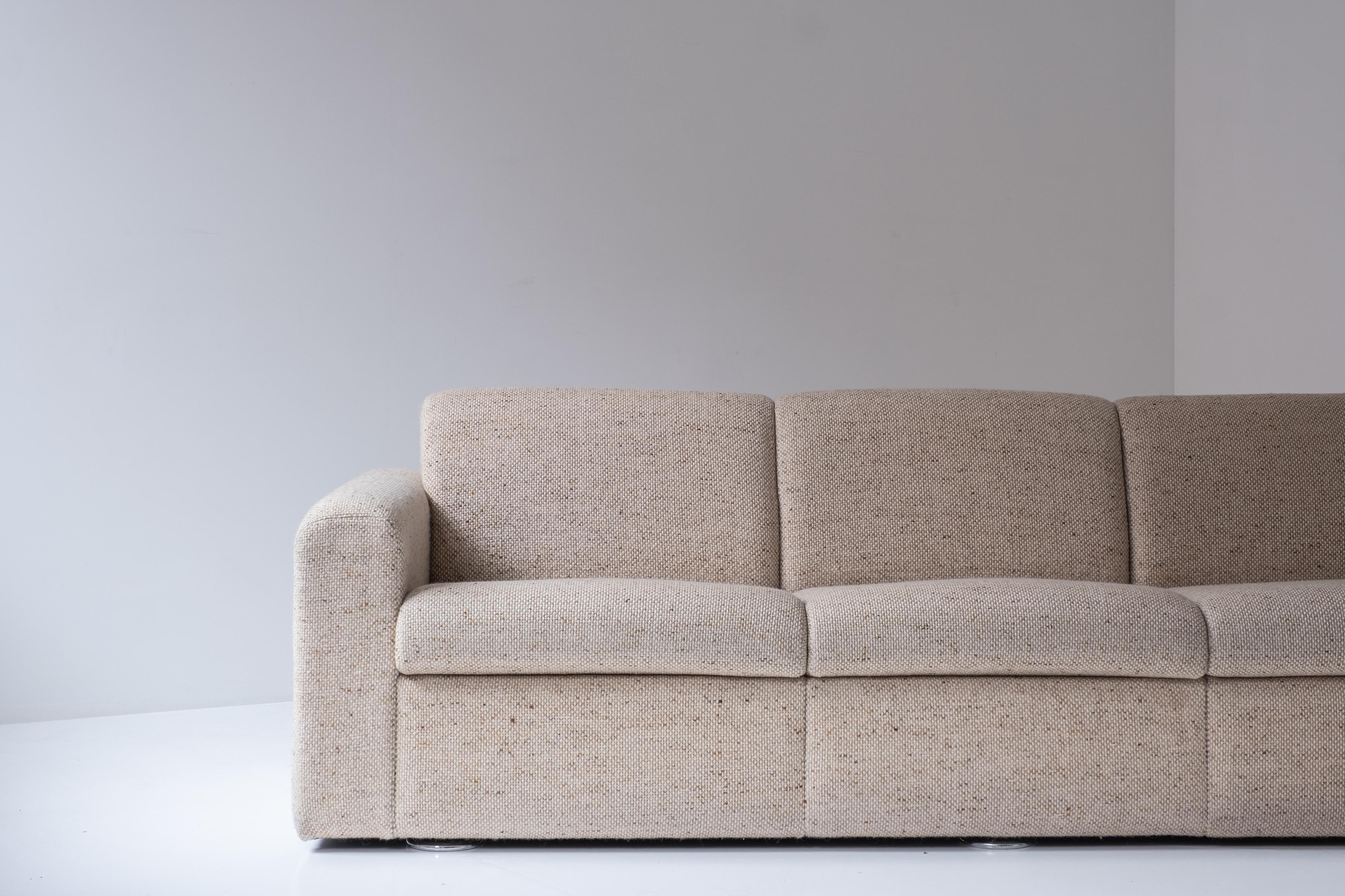 Fabric Lovely Three Seater Sofa by Kho Liang Le for Artifort, the Netherlands, 1970s